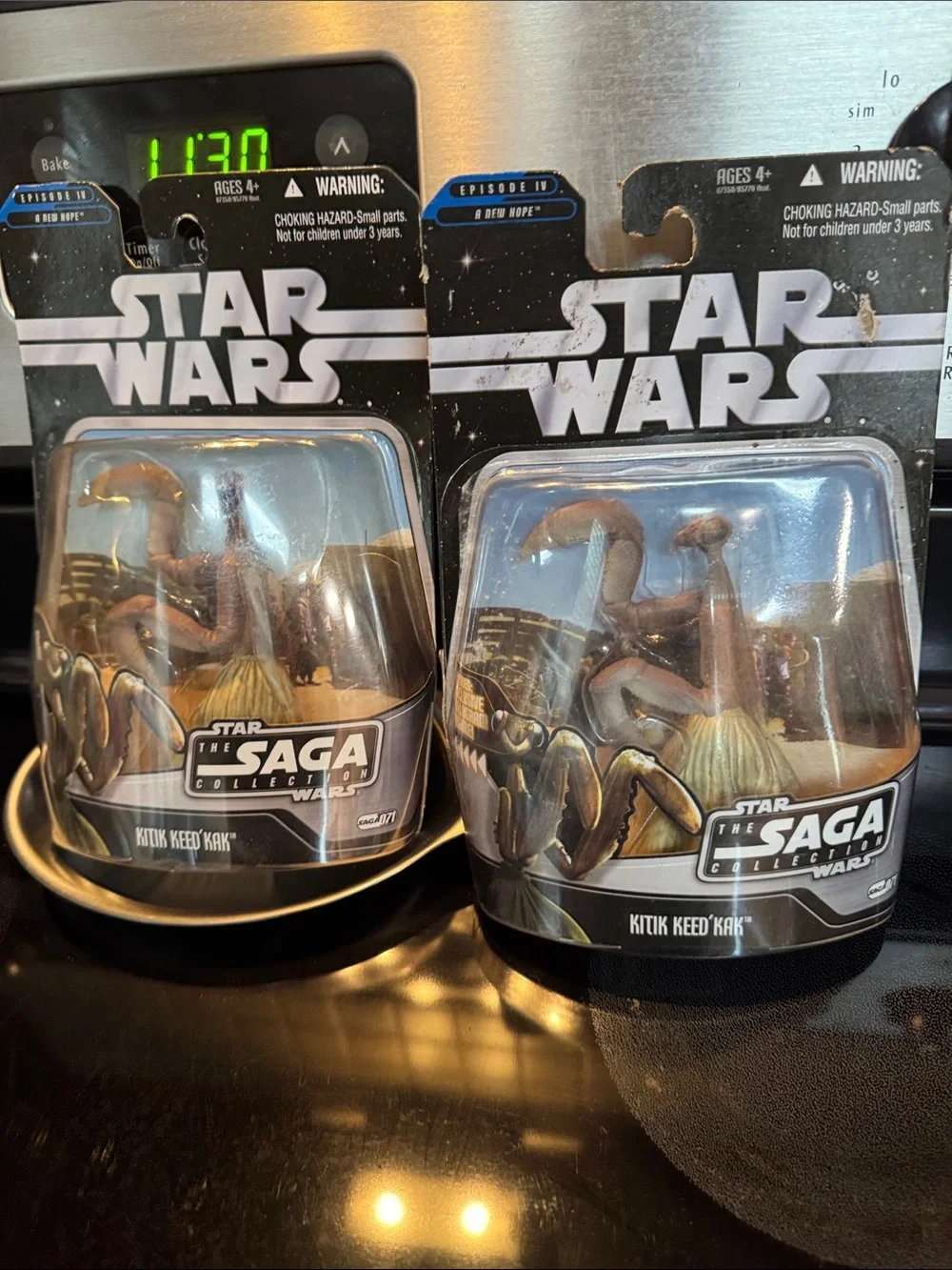 Star Wars Kitik Keed'kak Action Figure Duo - Brown, Black Lot of 2 DC2